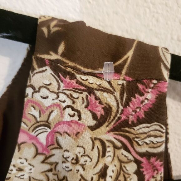 14 Charter Club sleeveless blouse button back - Picture 4 of 6